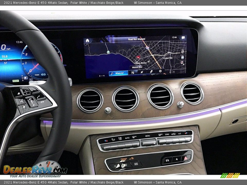 Navigation of 2021 Mercedes-Benz E 450 4Matic Sedan Photo #6