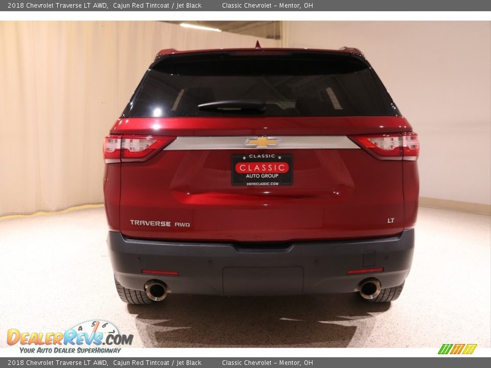 2018 Chevrolet Traverse LT AWD Cajun Red Tintcoat / Jet Black Photo #20