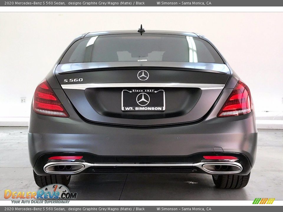 2020 Mercedes-Benz S 560 Sedan designo Graphite Grey Magno (Matte) / Black Photo #3