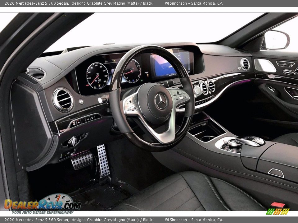 Black Interior - 2020 Mercedes-Benz S 560 Sedan Photo #4