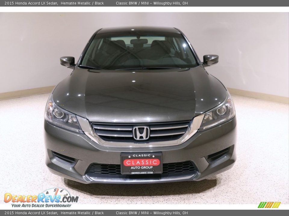 2015 Honda Accord LX Sedan Hematite Metallic / Black Photo #2