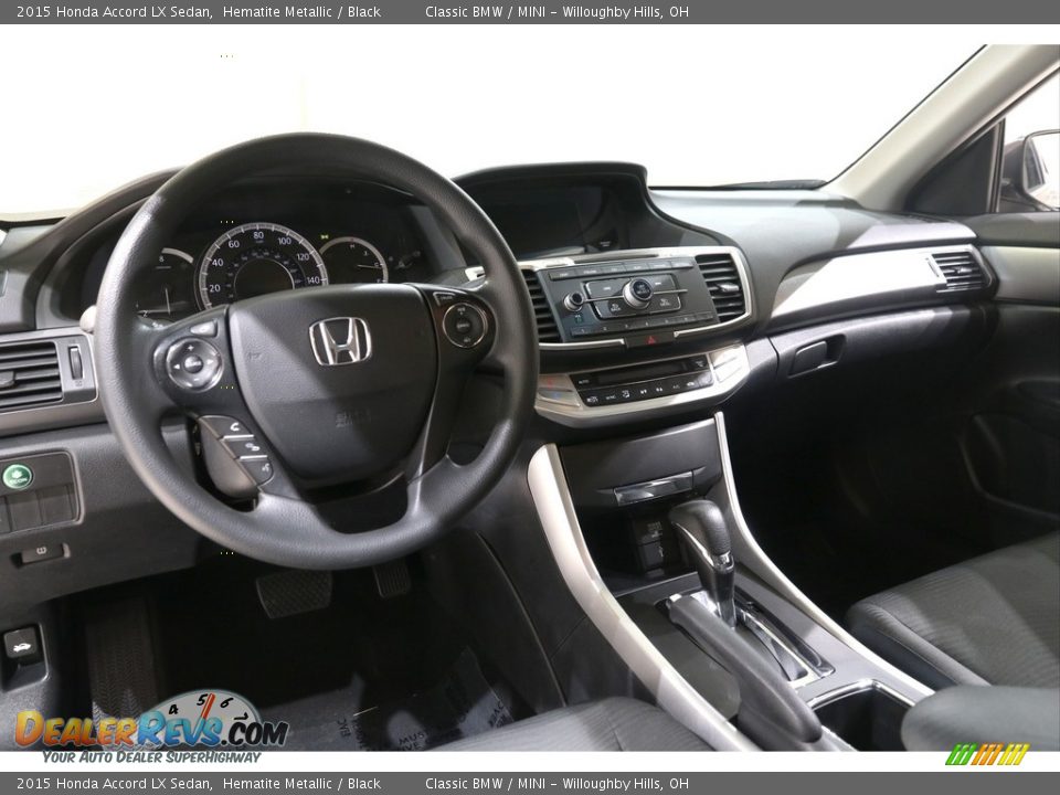 2015 Honda Accord LX Sedan Hematite Metallic / Black Photo #6