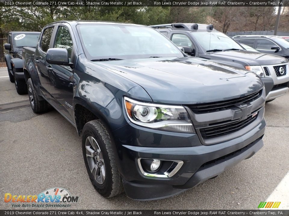 2019 Chevrolet Colorado Z71 Crew Cab 4x4 Shadow Gray Metallic / Jet Black Photo #2