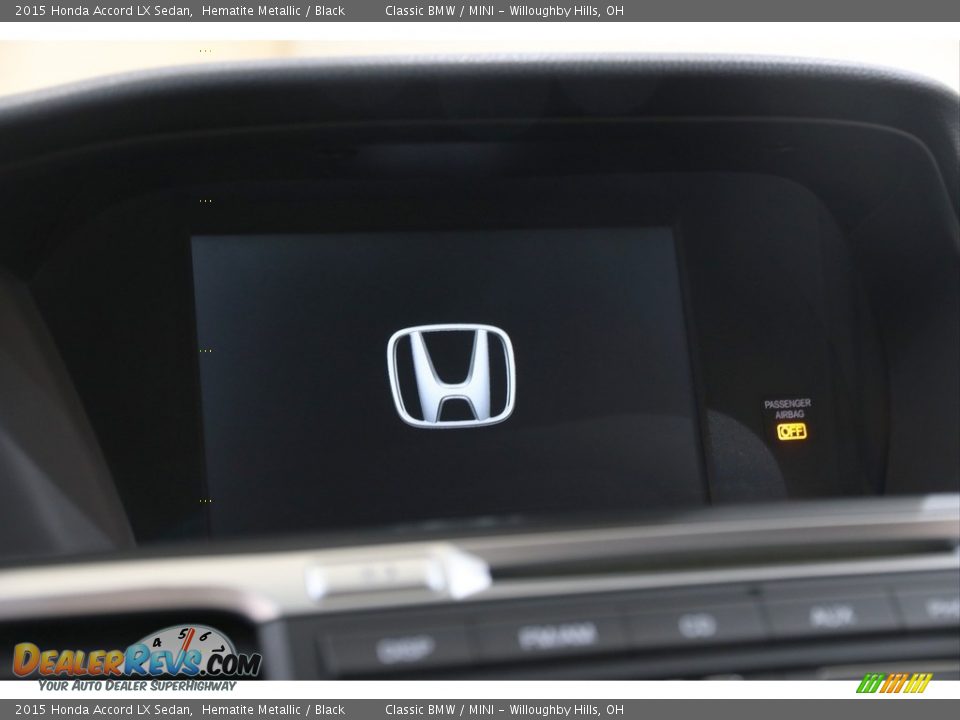 2015 Honda Accord LX Sedan Hematite Metallic / Black Photo #10