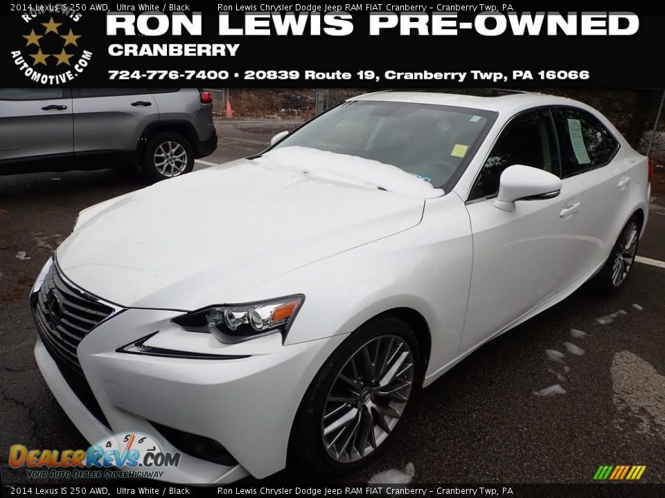 2014 Lexus IS 250 AWD Ultra White / Black Photo #1