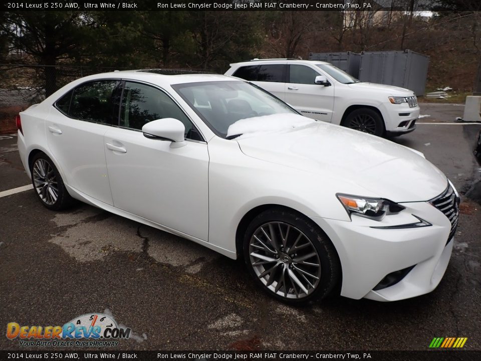 2014 Lexus IS 250 AWD Ultra White / Black Photo #2