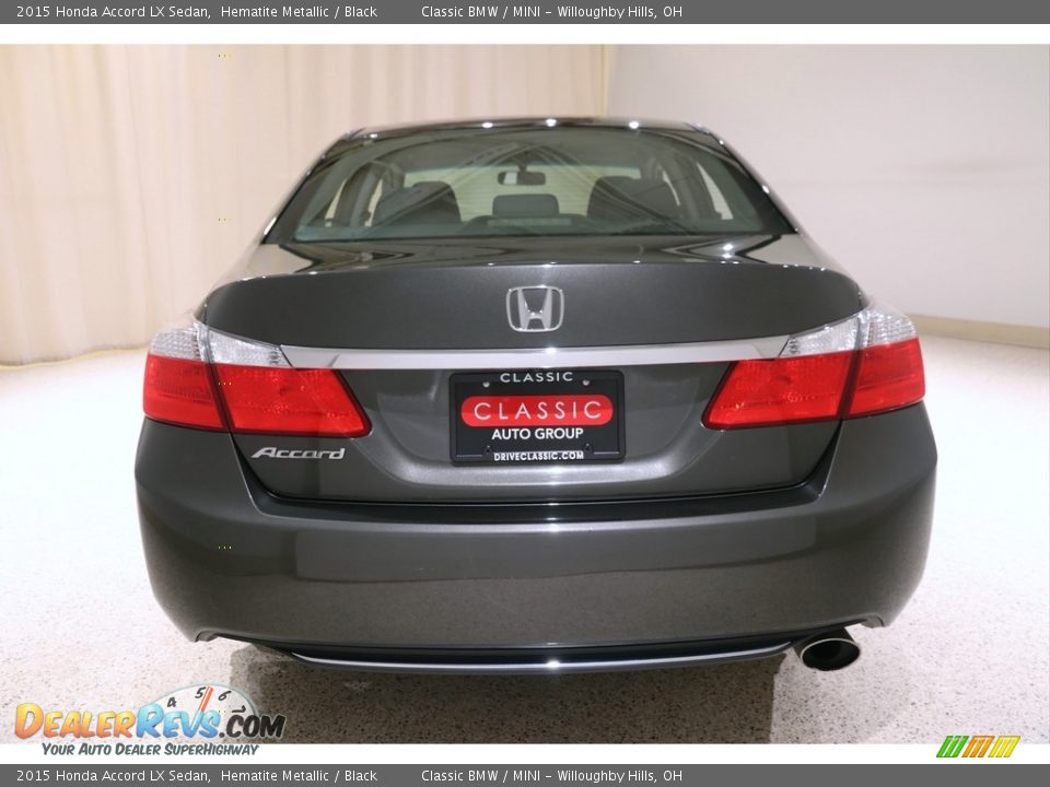 2015 Honda Accord LX Sedan Hematite Metallic / Black Photo #21