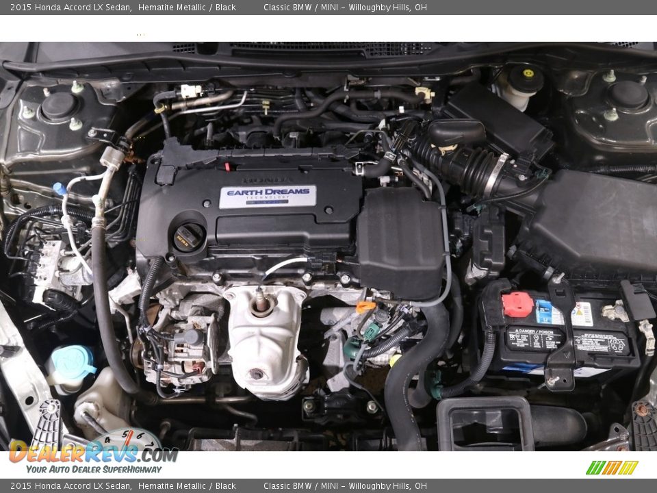 2015 Honda Accord LX Sedan Hematite Metallic / Black Photo #22