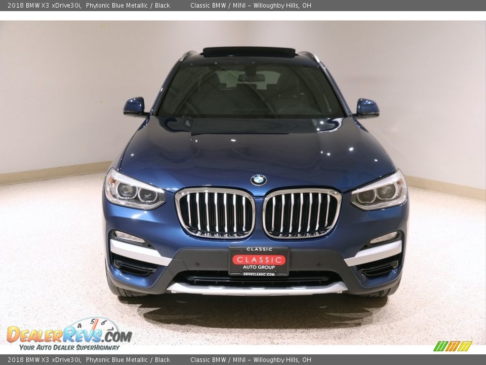 2018 BMW X3 xDrive30i Phytonic Blue Metallic / Black Photo #2