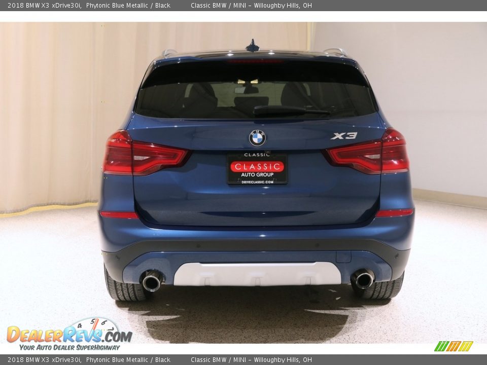 2018 BMW X3 xDrive30i Phytonic Blue Metallic / Black Photo #23