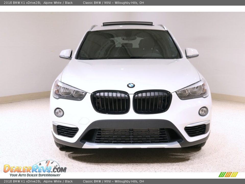 2018 BMW X1 xDrive28i Alpine White / Black Photo #2