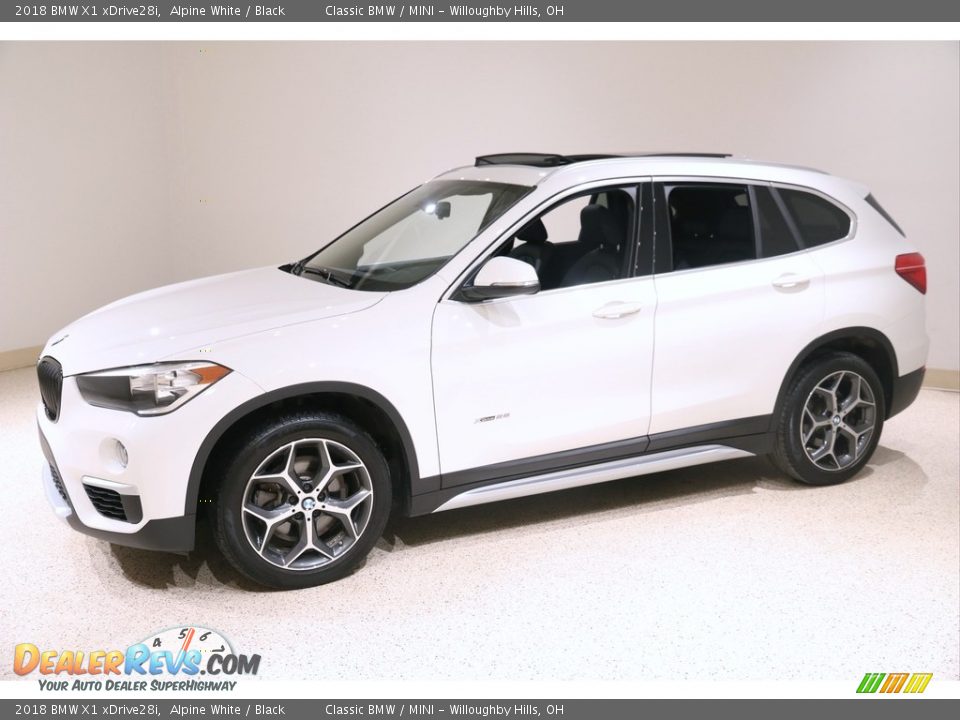 2018 BMW X1 xDrive28i Alpine White / Black Photo #3