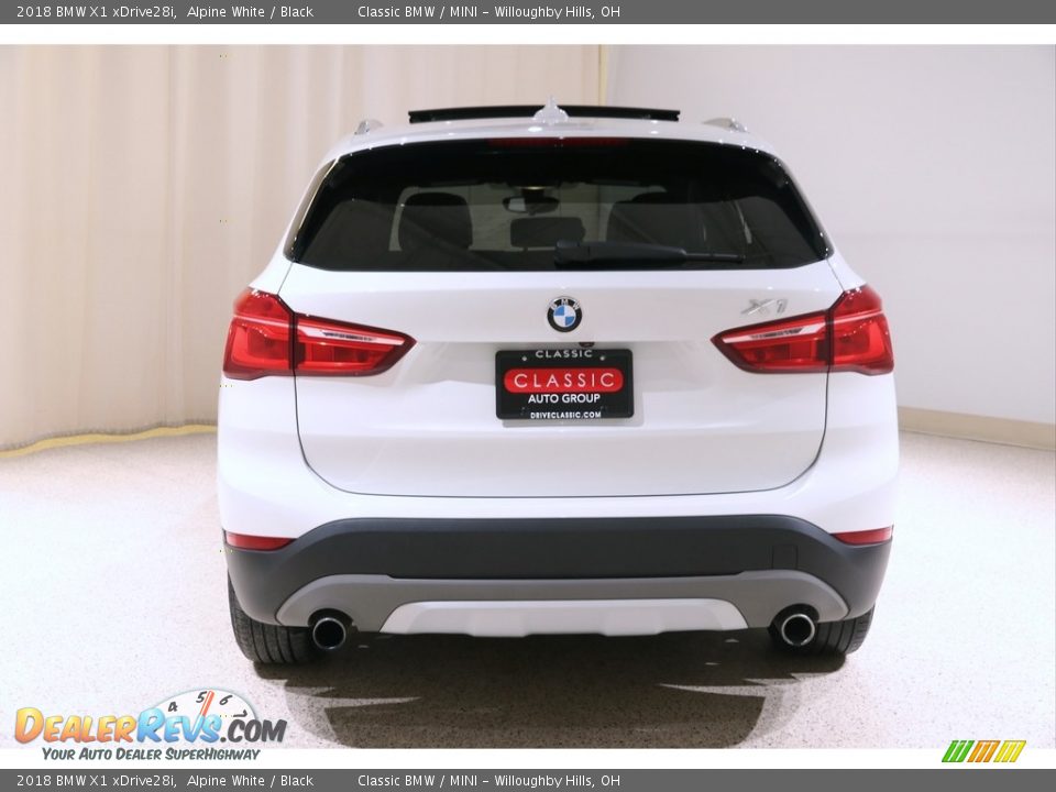 2018 BMW X1 xDrive28i Alpine White / Black Photo #21