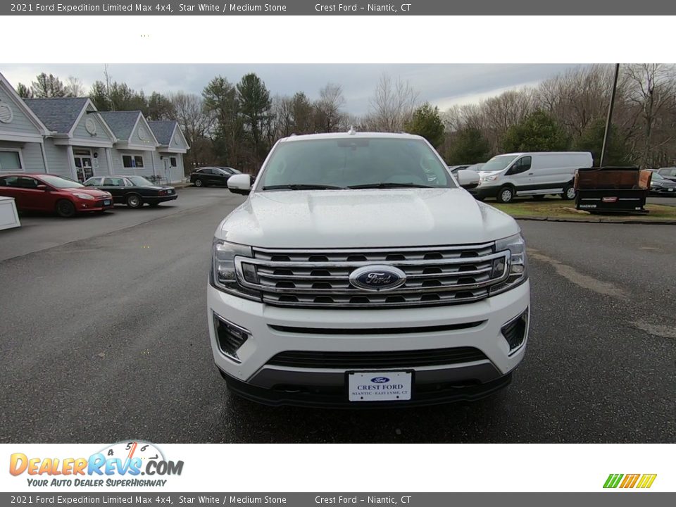 2021 Ford Expedition Limited Max 4x4 Star White / Medium Stone Photo #2