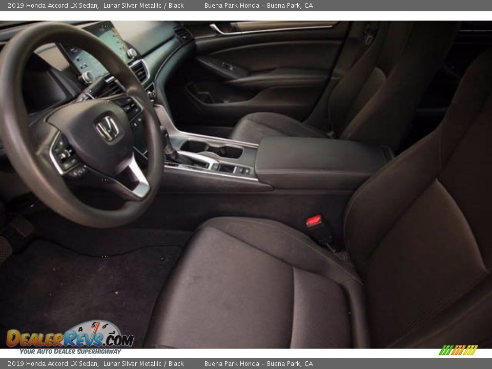 2019 Honda Accord LX Sedan Lunar Silver Metallic / Black Photo #3