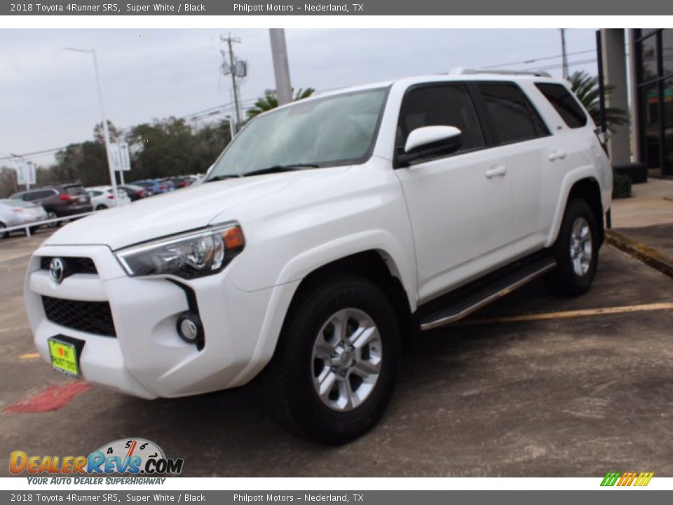 2018 Toyota 4Runner SR5 Super White / Black Photo #4