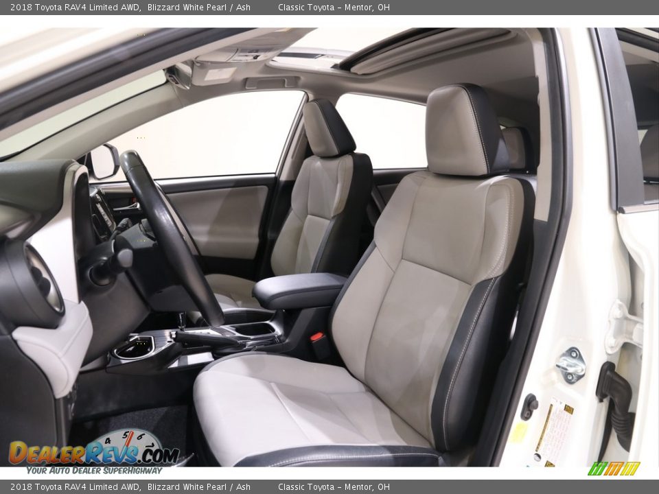 2018 Toyota RAV4 Limited AWD Blizzard White Pearl / Ash Photo #5
