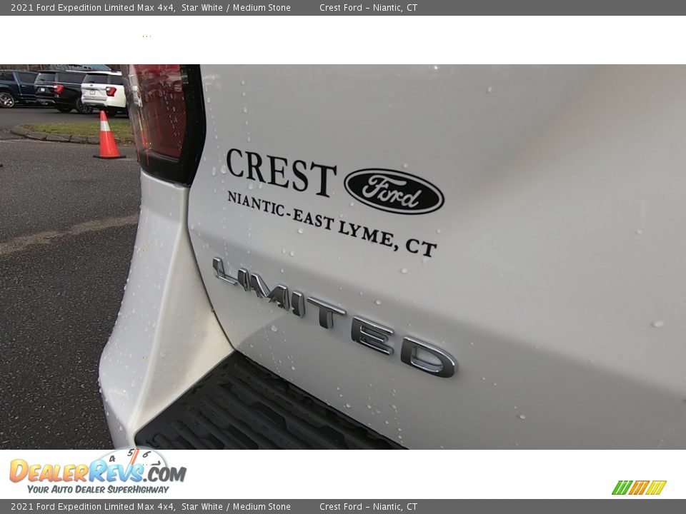 2021 Ford Expedition Limited Max 4x4 Star White / Medium Stone Photo #9