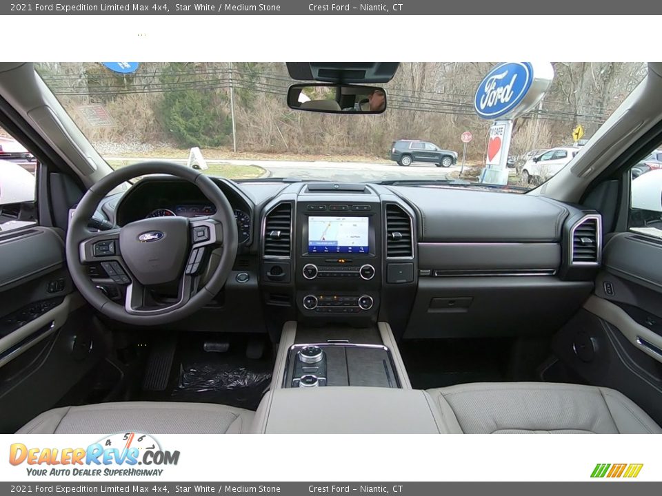 Medium Stone Interior - 2021 Ford Expedition Limited Max 4x4 Photo #19