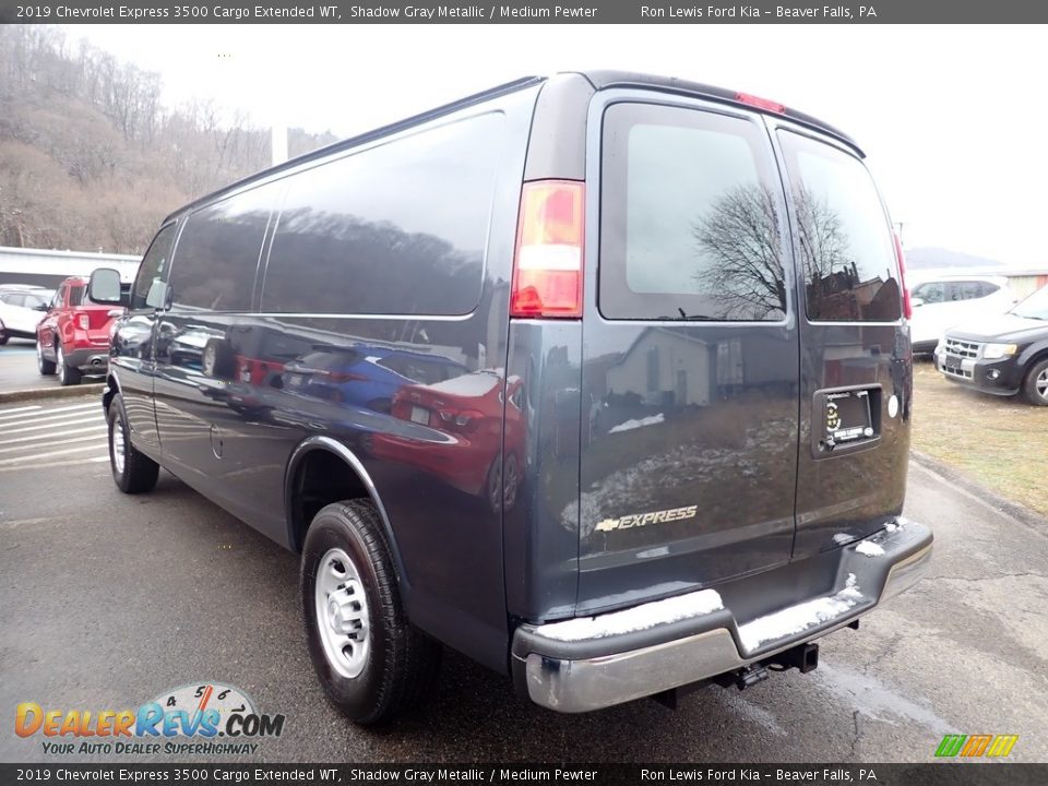 2019 Chevrolet Express 3500 Cargo Extended WT Shadow Gray Metallic / Medium Pewter Photo #6