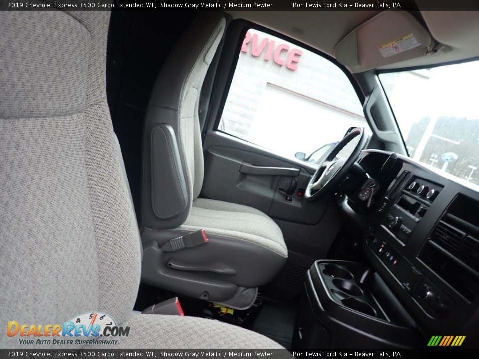2019 Chevrolet Express 3500 Cargo Extended WT Shadow Gray Metallic / Medium Pewter Photo #9
