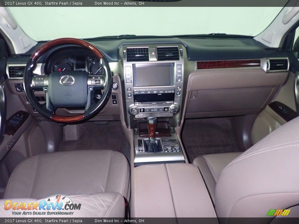 2017 Lexus GX 460 Starfire Pearl / Sepia Photo #28