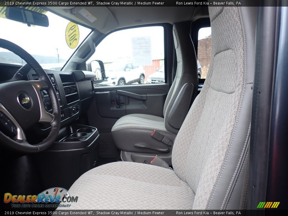2019 Chevrolet Express 3500 Cargo Extended WT Shadow Gray Metallic / Medium Pewter Photo #11