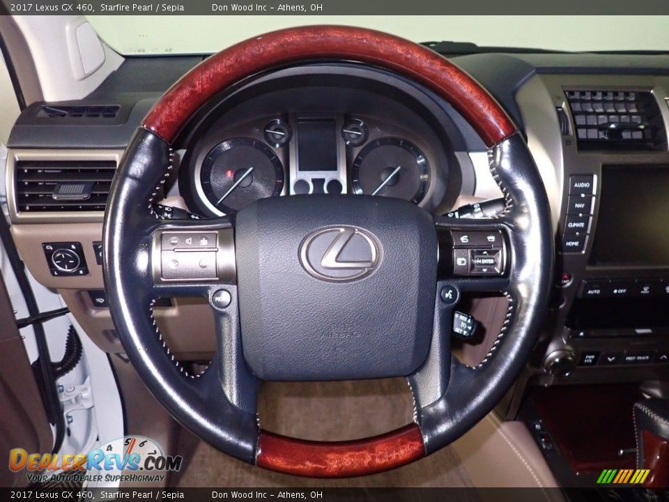 2017 Lexus GX 460 Starfire Pearl / Sepia Photo #31