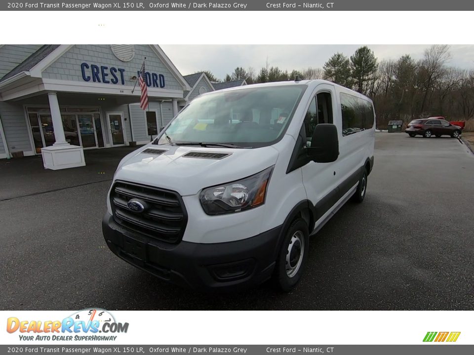 2020 Ford Transit Passenger Wagon XL 150 LR Oxford White / Dark Palazzo Grey Photo #3