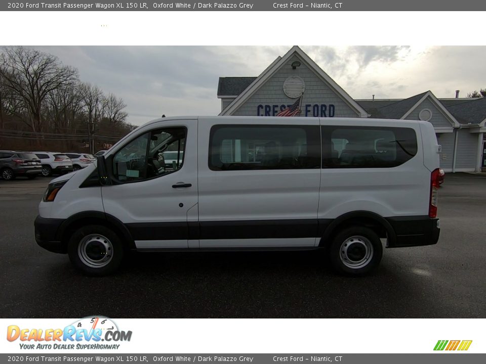 2020 Ford Transit Passenger Wagon XL 150 LR Oxford White / Dark Palazzo Grey Photo #4