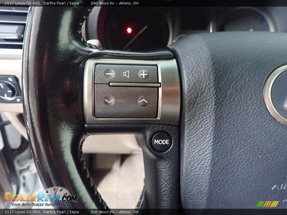 2017 Lexus GX 460 Starfire Pearl / Sepia Photo #33
