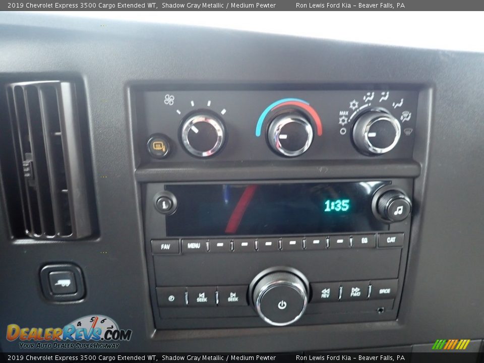 2019 Chevrolet Express 3500 Cargo Extended WT Shadow Gray Metallic / Medium Pewter Photo #14