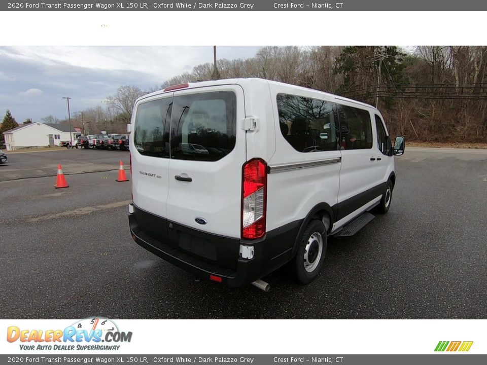 2020 Ford Transit Passenger Wagon XL 150 LR Oxford White / Dark Palazzo Grey Photo #7