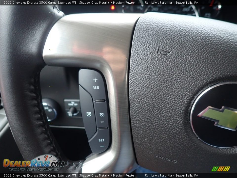 2019 Chevrolet Express 3500 Cargo Extended WT Shadow Gray Metallic / Medium Pewter Photo #18