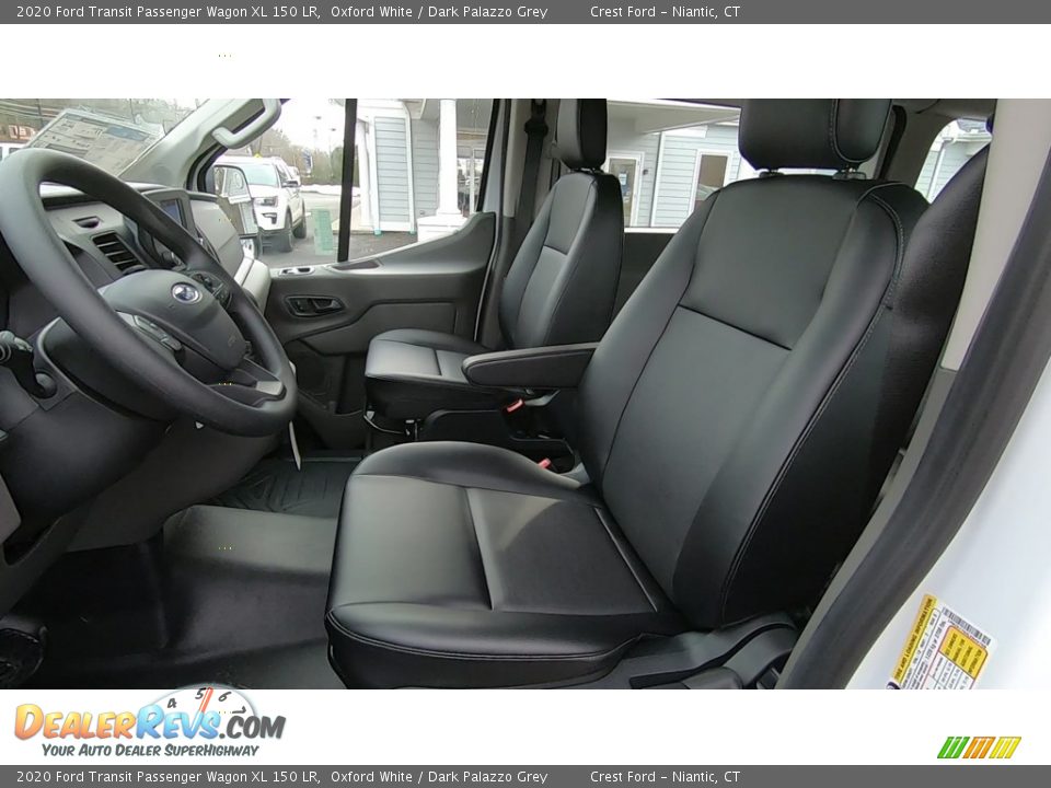 Front Seat of 2020 Ford Transit Passenger Wagon XL 150 LR Photo #11
