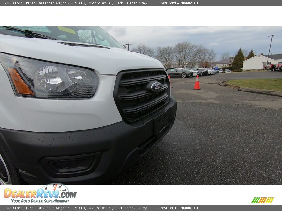 2020 Ford Transit Passenger Wagon XL 150 LR Oxford White / Dark Palazzo Grey Photo #25