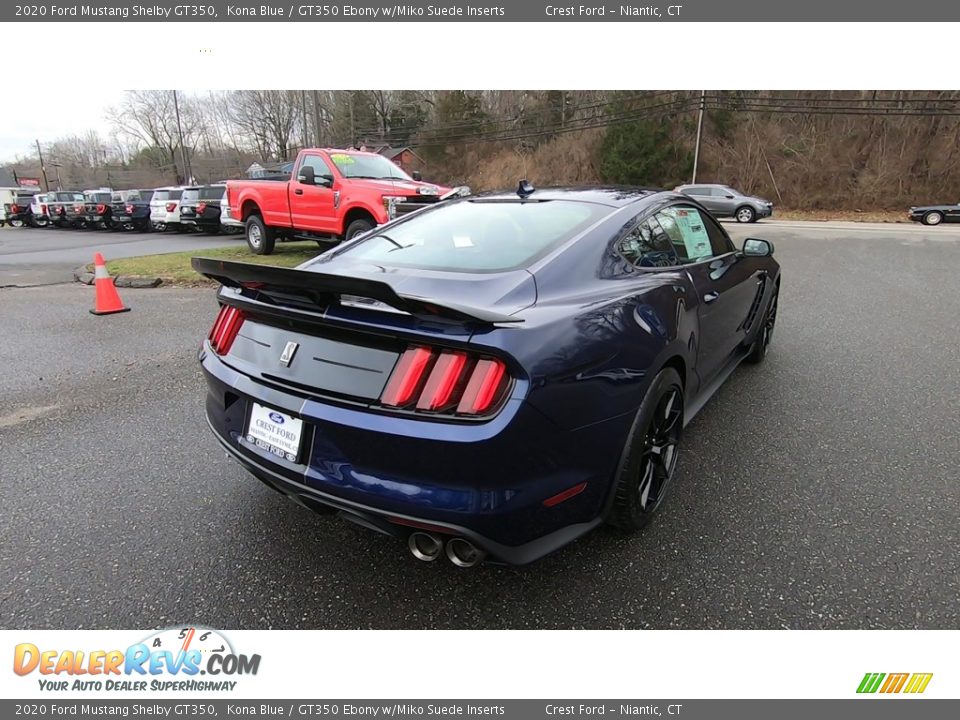 2020 Ford Mustang Shelby GT350 Kona Blue / GT350 Ebony w/Miko Suede Inserts Photo #7
