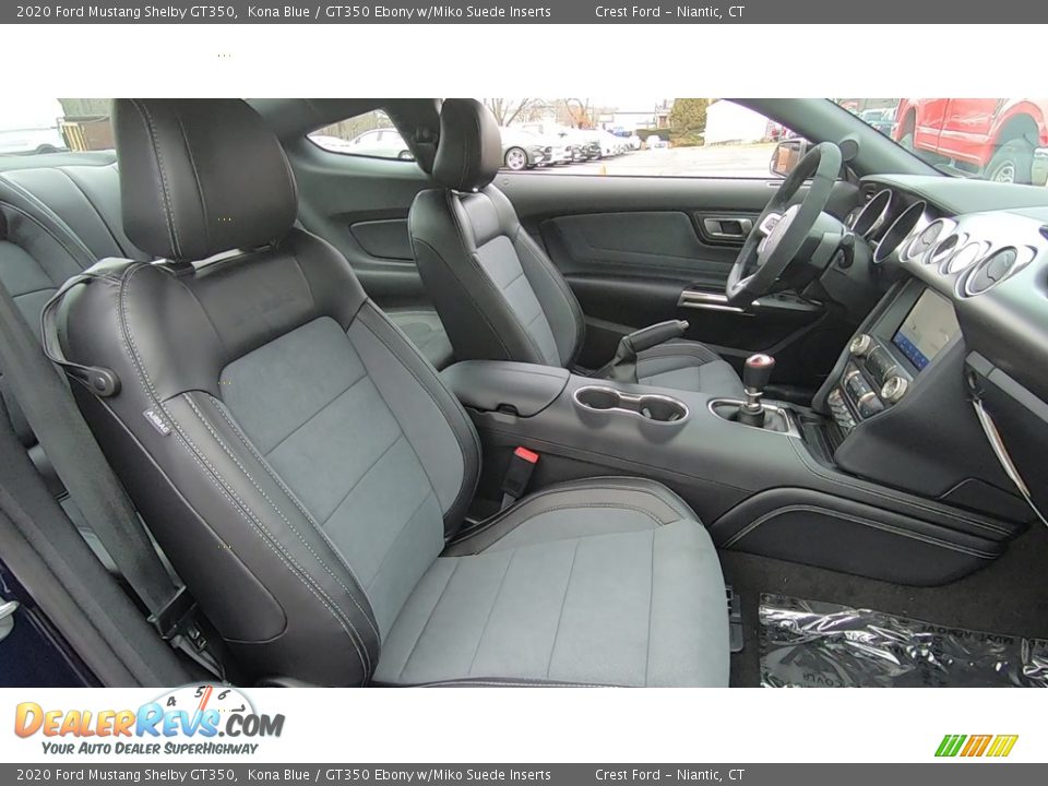 GT350 Ebony w/Miko Suede Inserts Interior - 2020 Ford Mustang Shelby GT350 Photo #24