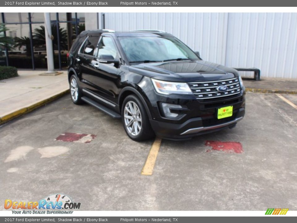 2017 Ford Explorer Limited Shadow Black / Ebony Black Photo #2