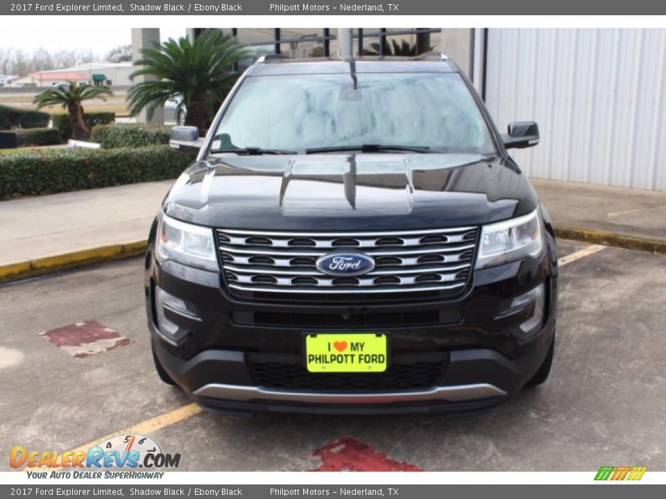 2017 Ford Explorer Limited Shadow Black / Ebony Black Photo #3