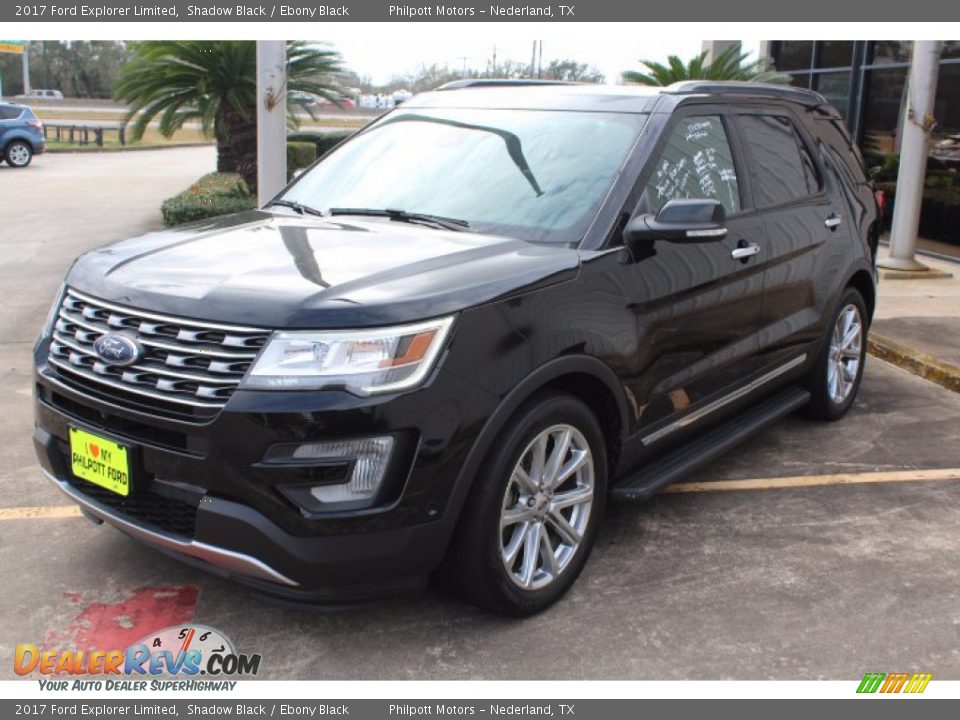 2017 Ford Explorer Limited Shadow Black / Ebony Black Photo #4