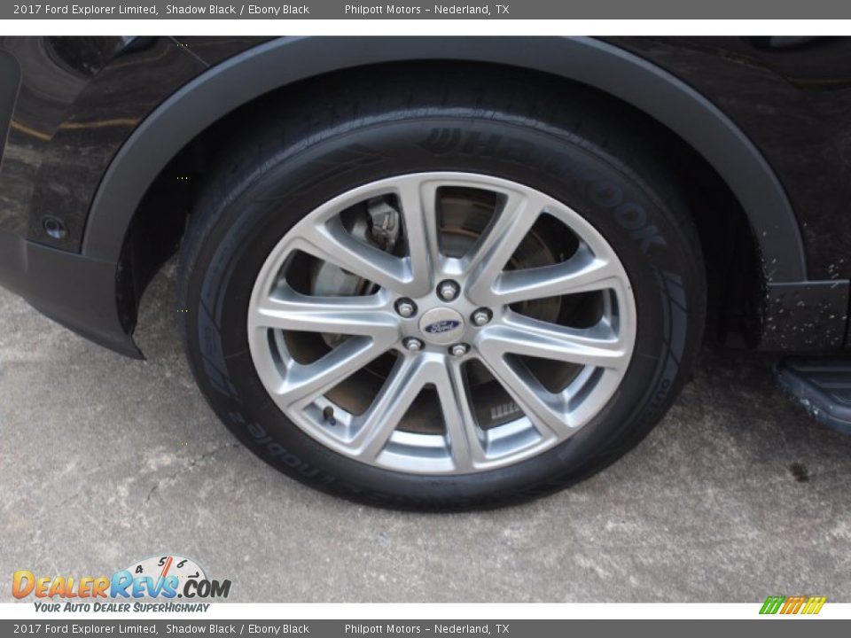 2017 Ford Explorer Limited Shadow Black / Ebony Black Photo #6