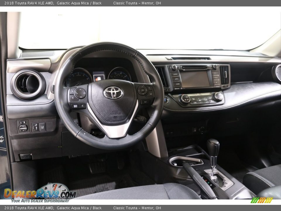 2018 Toyota RAV4 XLE AWD Galactic Aqua Mica / Black Photo #6