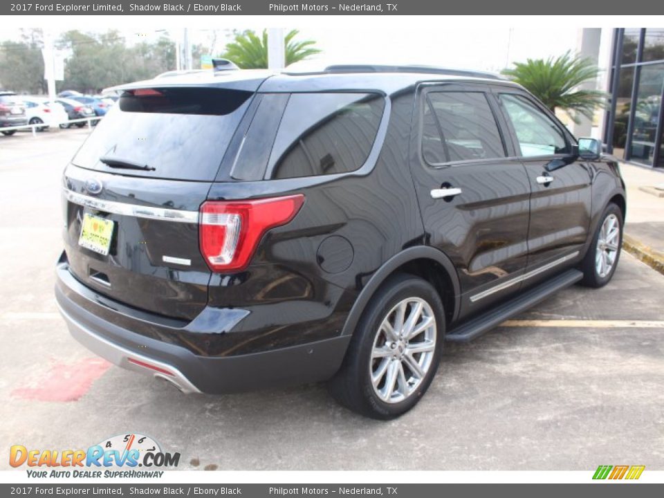 2017 Ford Explorer Limited Shadow Black / Ebony Black Photo #9