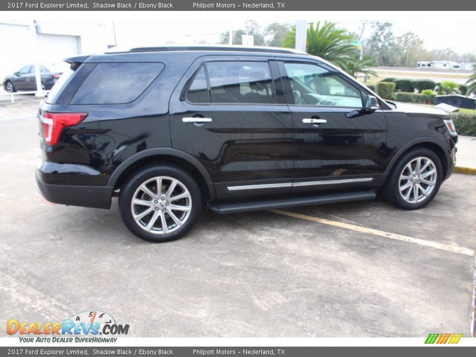 2017 Ford Explorer Limited Shadow Black / Ebony Black Photo #10