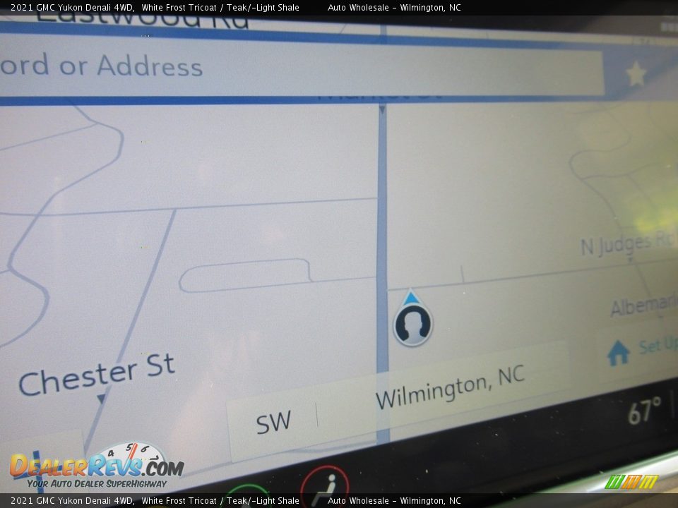 2021 GMC Yukon Denali 4WD White Frost Tricoat / Teak/­Light Shale Photo #17