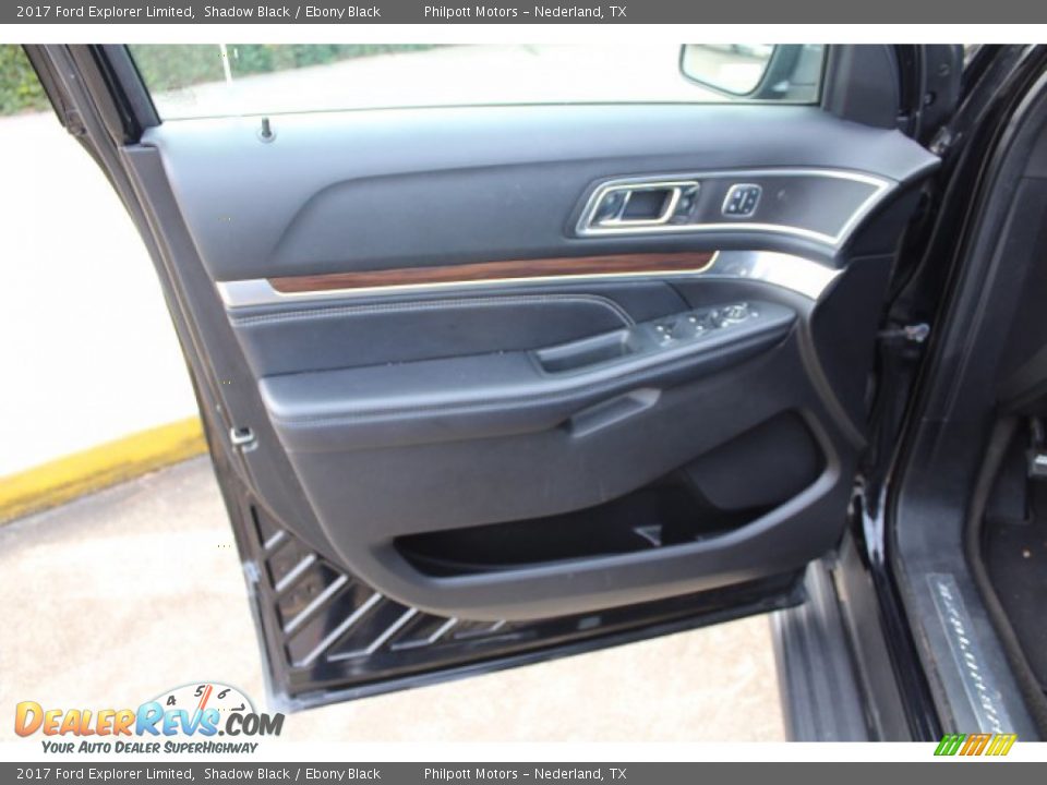 2017 Ford Explorer Limited Shadow Black / Ebony Black Photo #11