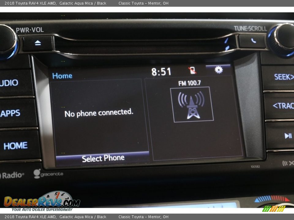 2018 Toyota RAV4 XLE AWD Galactic Aqua Mica / Black Photo #10