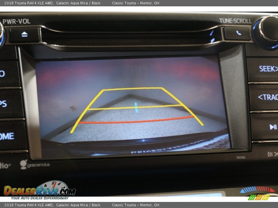 2018 Toyota RAV4 XLE AWD Galactic Aqua Mica / Black Photo #11