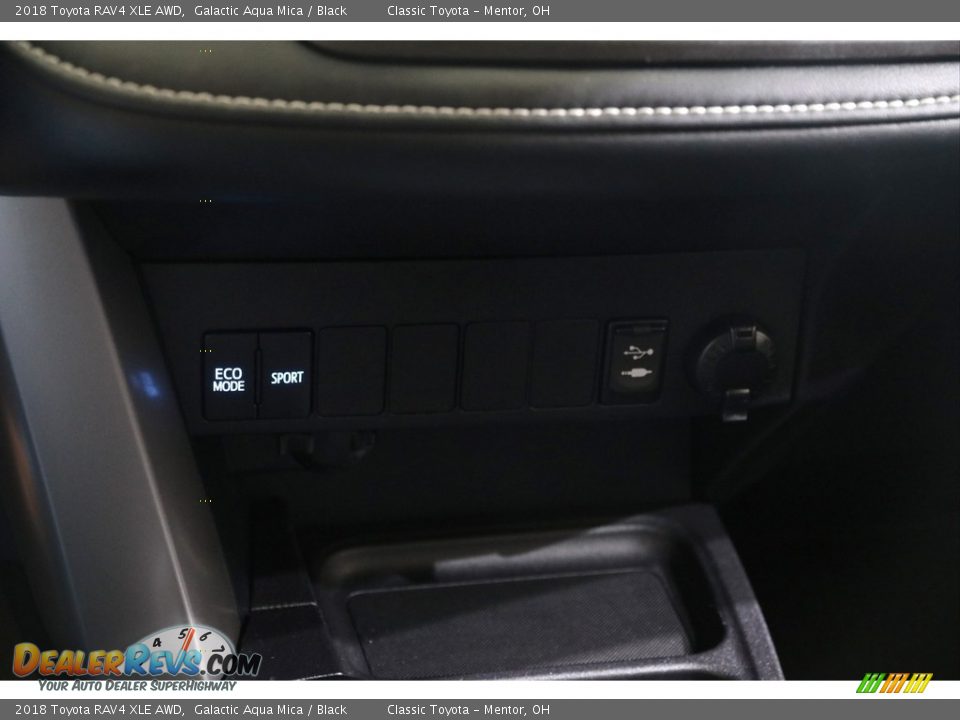 2018 Toyota RAV4 XLE AWD Galactic Aqua Mica / Black Photo #12